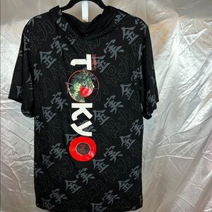 Tokyo Graphic Black Short Sleeve Tee